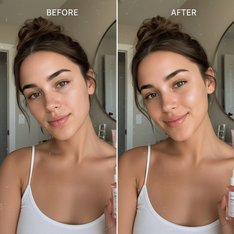 1:1 before-and-after illustration